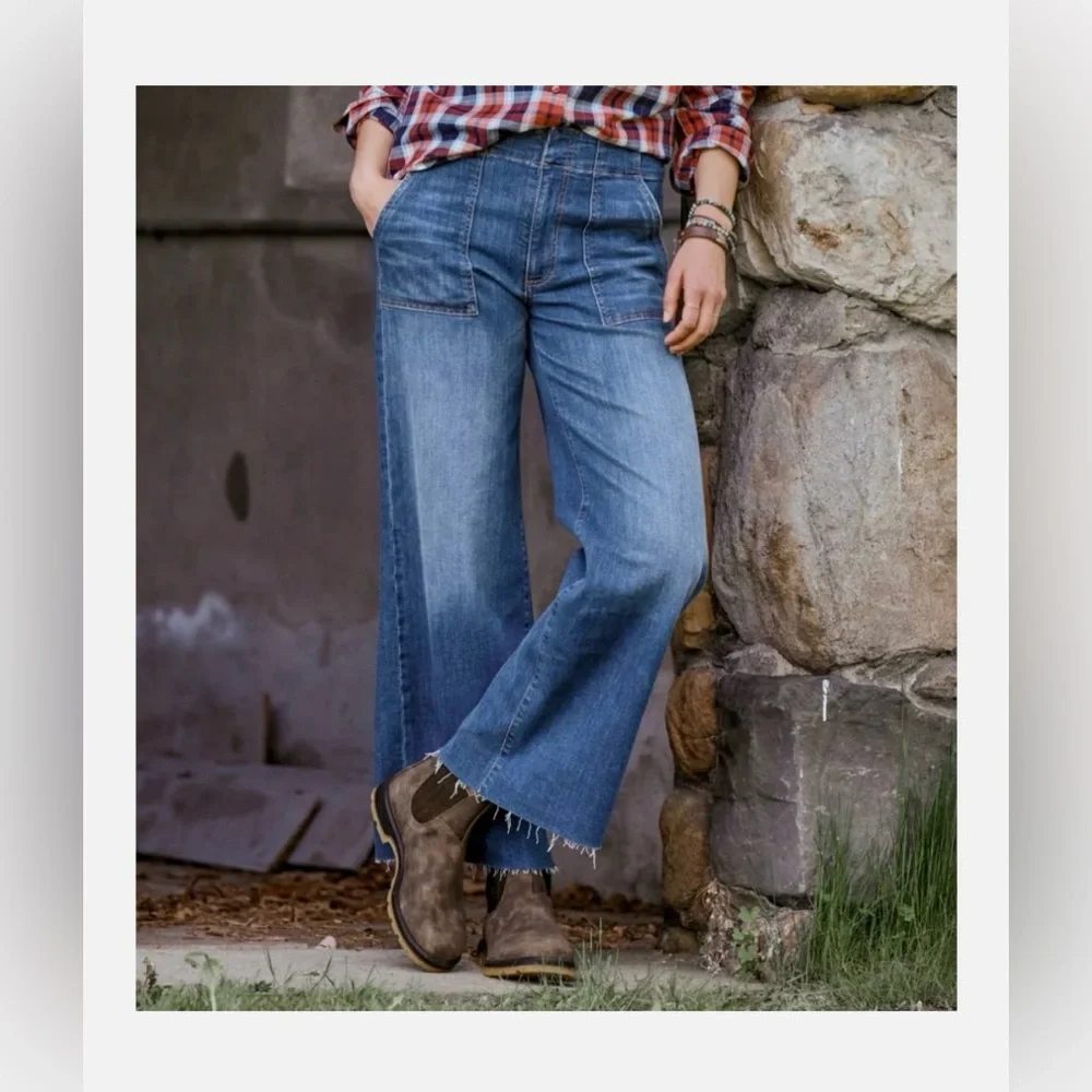 KUT From The Kloth - High Rise Meg Fab Ab Wide Leg Denim - Picture 1 of 16
